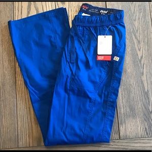 Dickies Slim Fit Scrub Pants Royal Blue